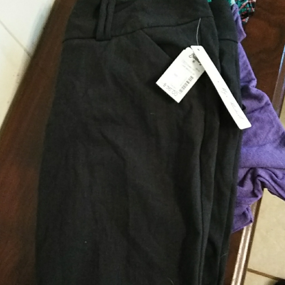 My Michelle size 13 pants NWT. Dress shirt to go w